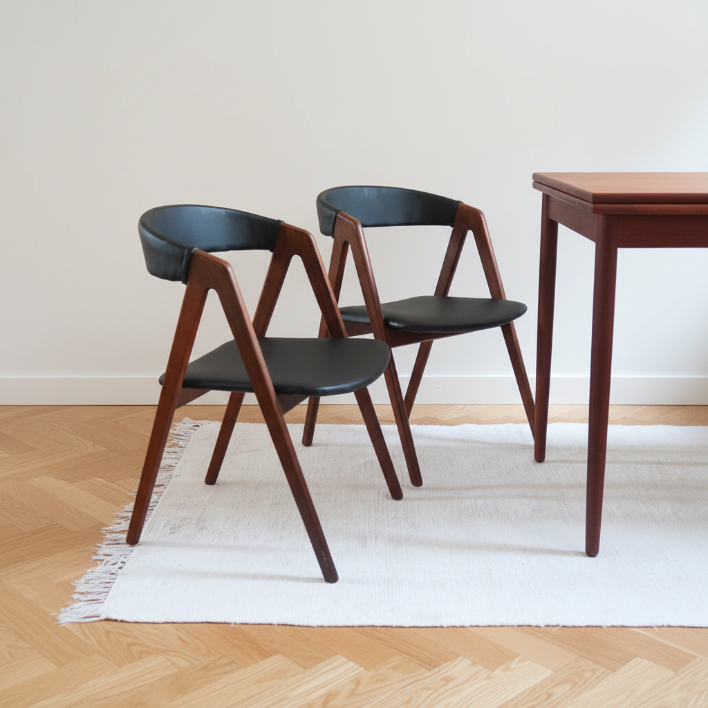 Paire de chaises Farstrup 205 par Thomas Harlev