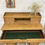 Miniature : Bureau ancien en chêne massif