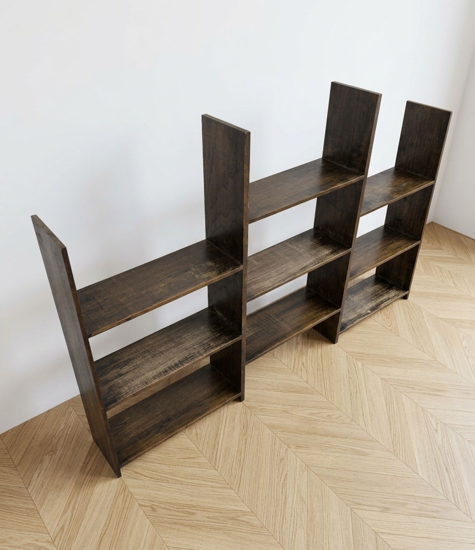 Miniature : Ancienne étagère en bois