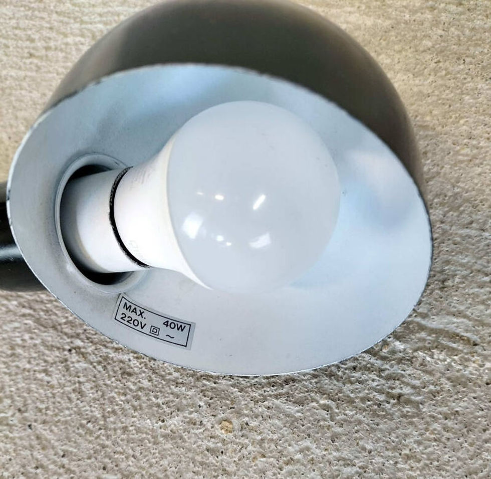 Miniature : Lampe de bureau ancienne à pince