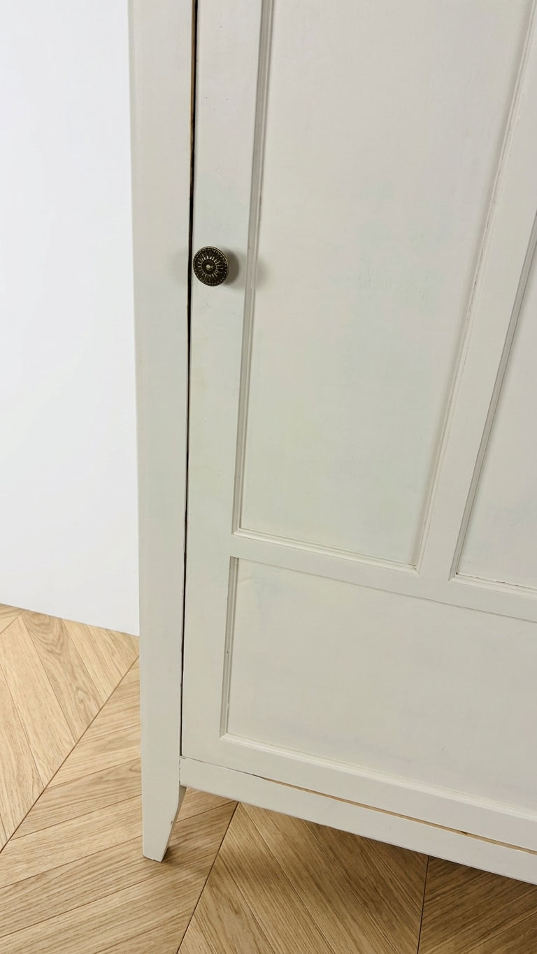 Miniature : Armoire parisienne vintage - 1 porte -Pieds compas