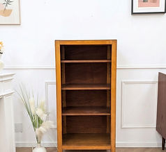 Bibliothèque en chêne années 60 - Pieds compas et modulable