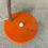 Miniature : Lampe bureau vintage orange de seconde main