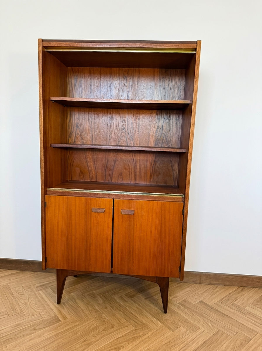 Miniature : Bibliothèque vaisselier en teck style scandinave années 60