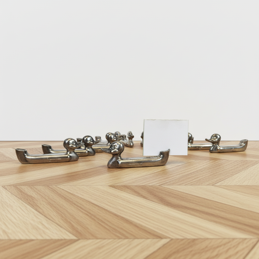 12 portes couteaux, porte noms vintage