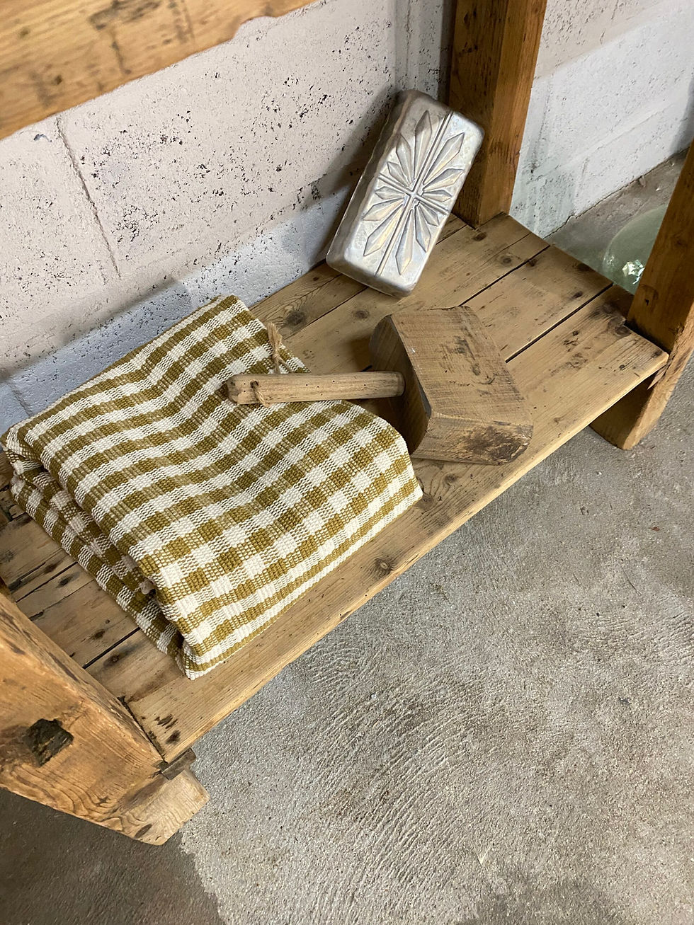 Miniature : Établi de menuisier ancien