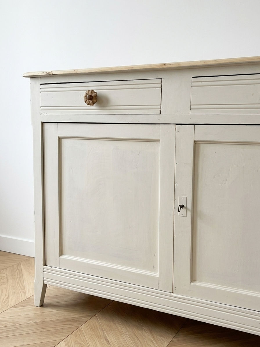 Miniature : Buffet parisien vintage beige clair