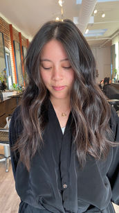 Brunette balayage hair San francisco