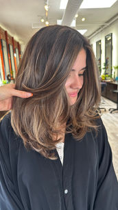 Brunette balyage hair San francisco