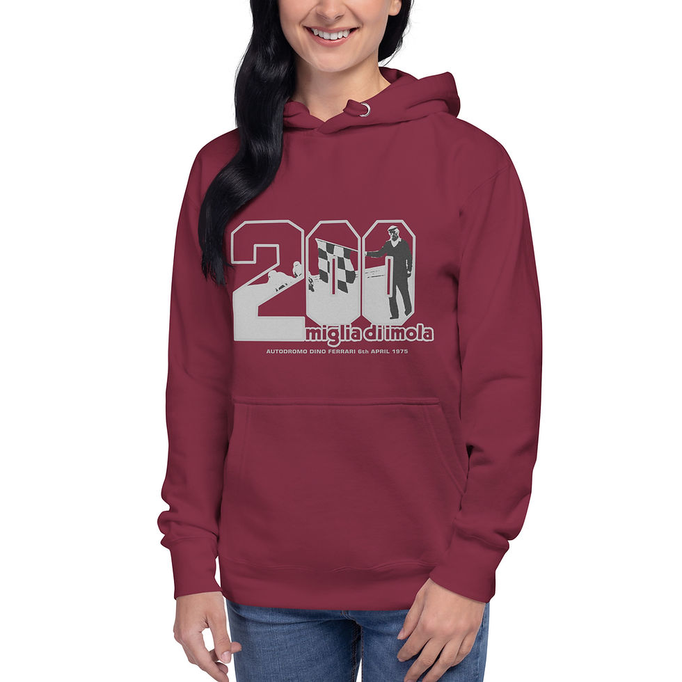 Miniatura: 200 Miglia 1975 Felpa Cappuccio W Unisex