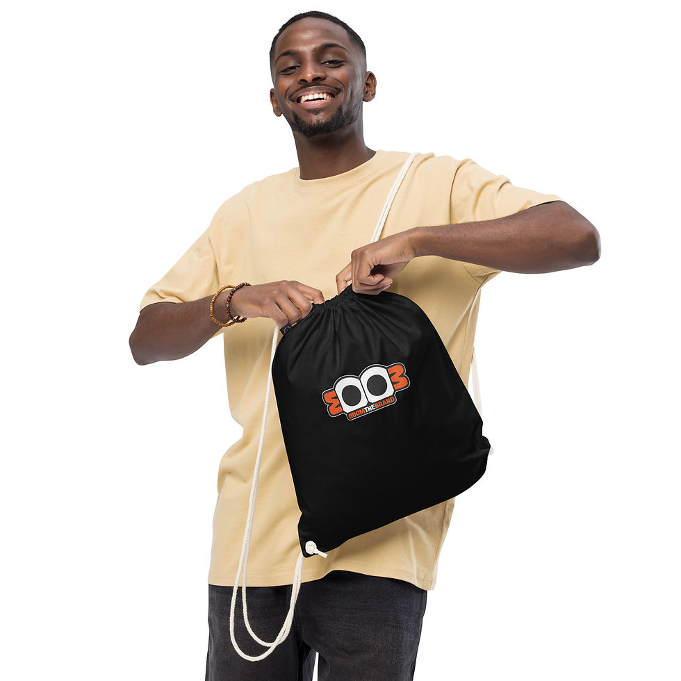 Miniatura: Organic cotton drawstring bag Boom