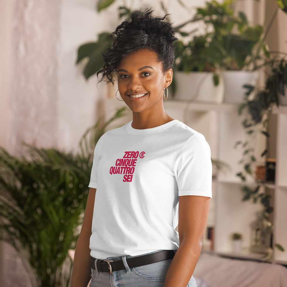 Miniatura: Unisex T-Shirt ZERO CINQUE QUATTRO SEI