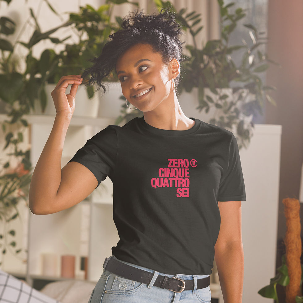 Miniatura: Unisex T-Shirt ZERO CINQUE QUATTRO SEI