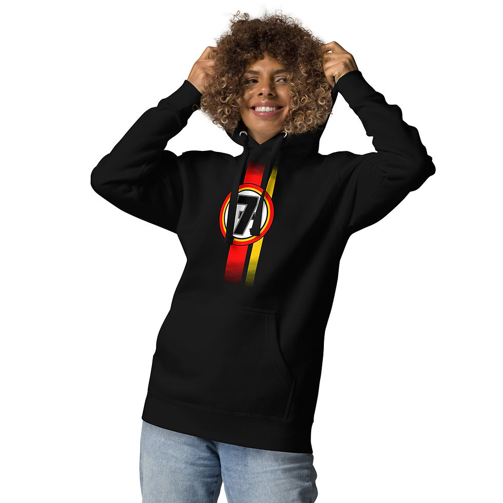 Miniatura: Unisex Hoodie Seven3-1 BK