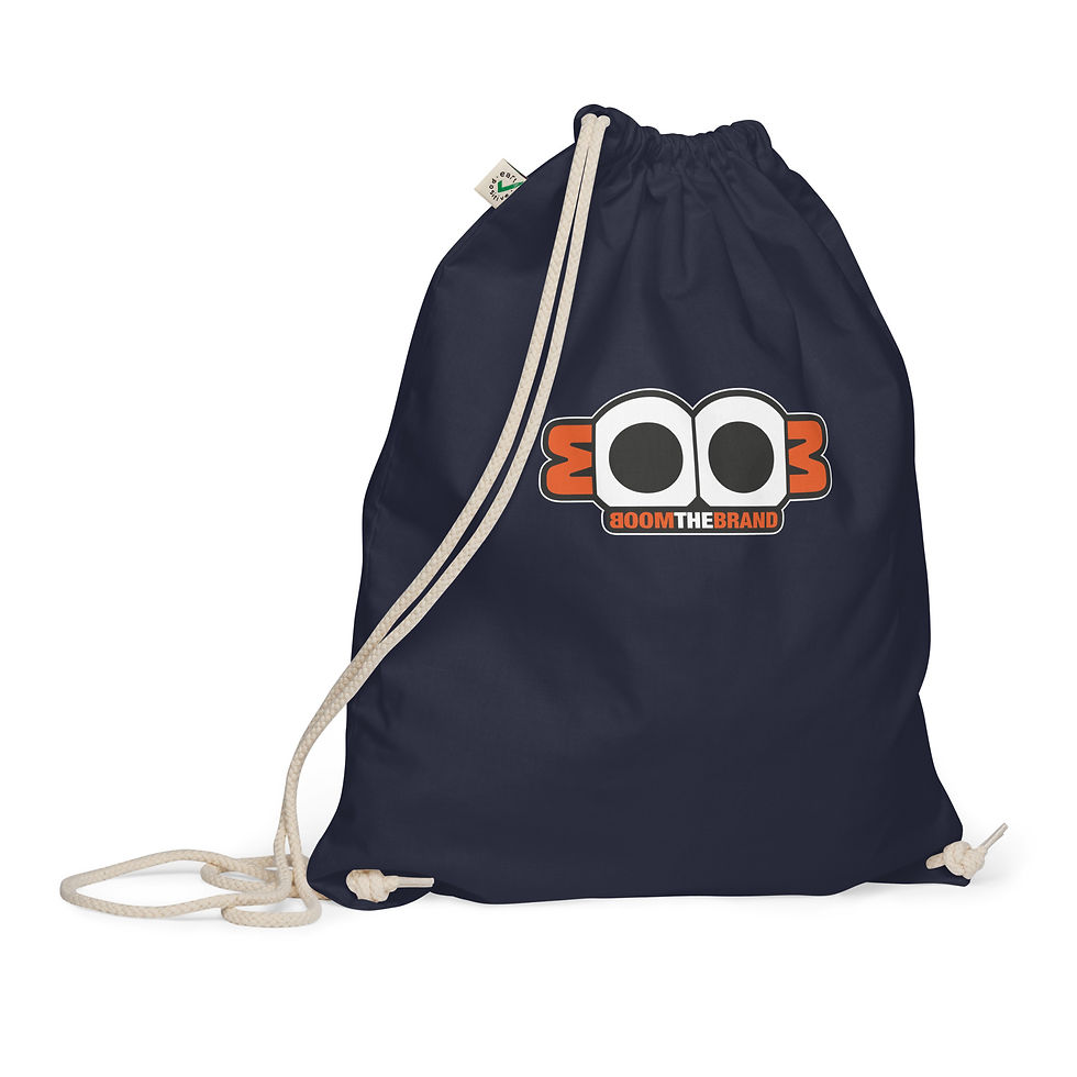 Miniatura: Organic cotton drawstring bag Boom