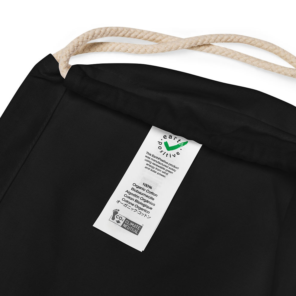 Miniatura: Organic cotton drawstring bag Seven1