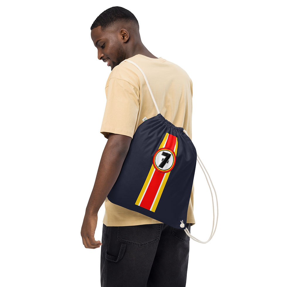 Miniatura: Organic cotton drawstring bag Seven2