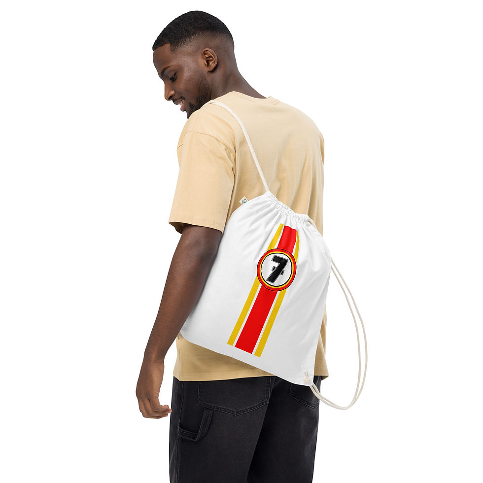 Miniatura: Organic cotton drawstring bag Seven2