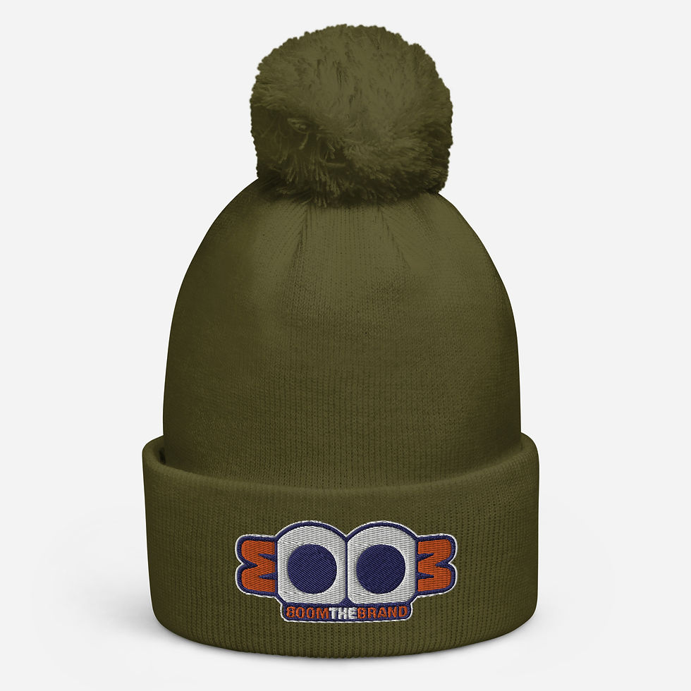 Miniatura: Pom pom beanie Boom
