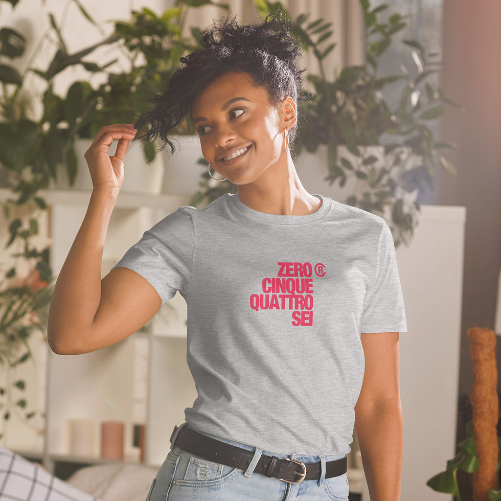 Miniatura: Unisex T-Shirt ZERO CINQUE QUATTRO SEI