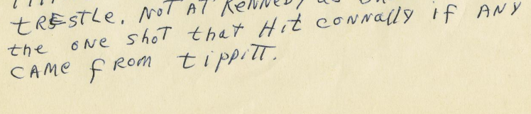 Anonymous letter 1964 to DPD