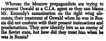 Oswald is not CIA