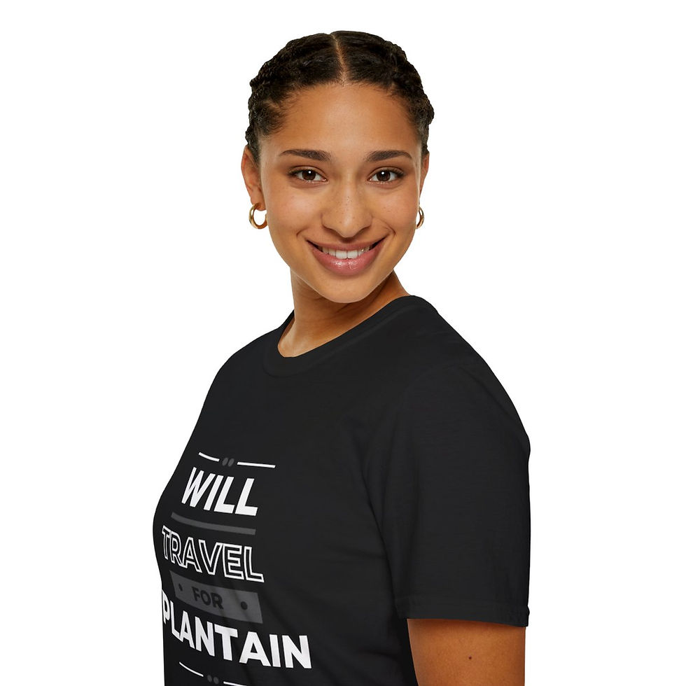 Thumbnail: Will Travel for Plantains (Black)