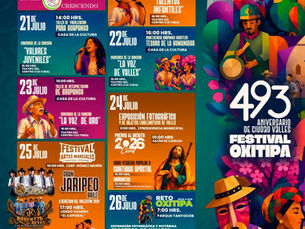 Invita Turismo Municipal a disfrutar las fiestas de Oxitipa y participar en carrera deportiva
