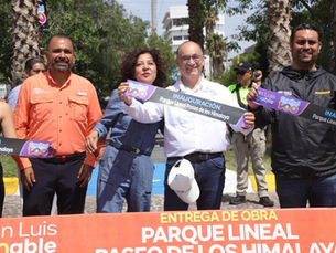 Imparable el San Luis Amable: Alcalde Galindo entrega parque lineal y drenaje pluvial en Himalaya