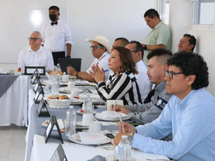 Tampamolón con presencia de la Guardia Nacional; inauguran simbólicamente instalaciones en Tamuín