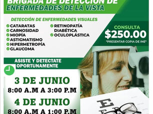 Gobierno Municipal impulsa brigada de detección de enfermedades de la vista