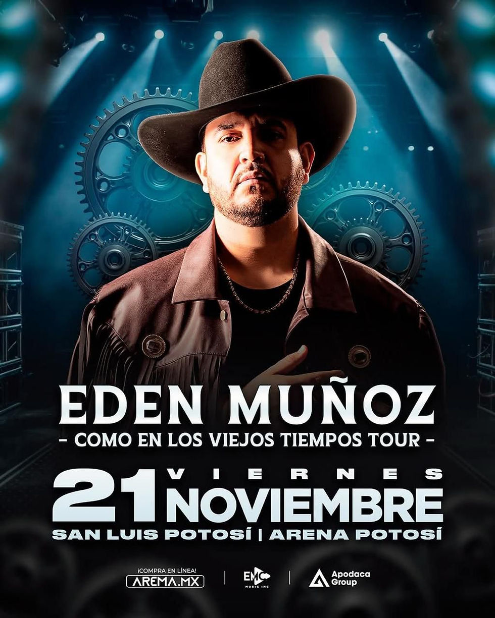 Edén Muñoz llega a la Arena Potosí con su tour "Como en los Viejos Tiempos"
