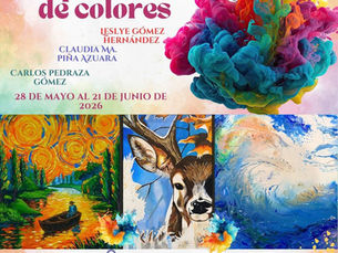 Inaugurarán exposición colectiva Expresiones de Colores