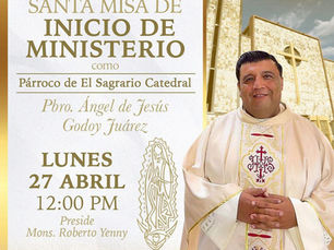 Toma de posesión parroquial en la Catedral de Ciudad Valles