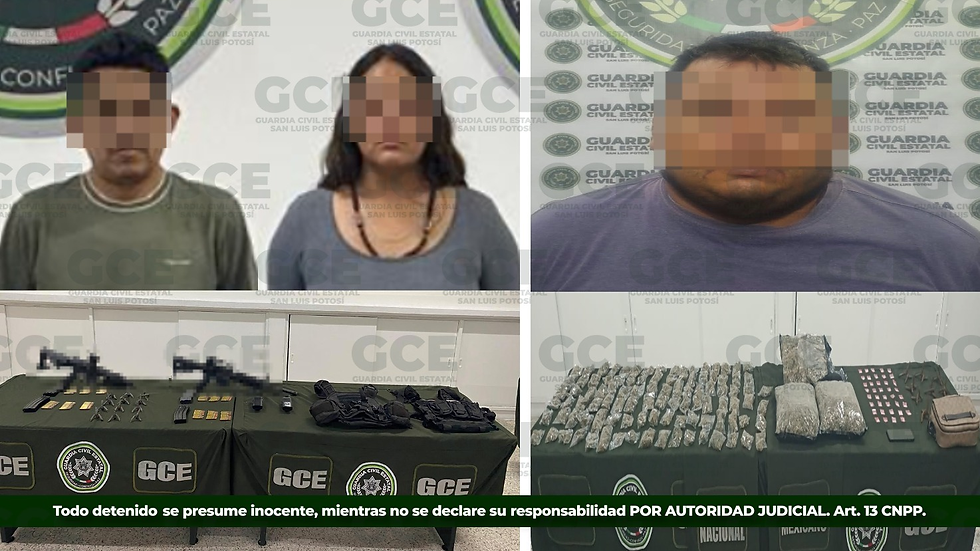 Con labores de inteligencia Guardia Civil Estatal asegura a presuntos objetivos prioritarios
