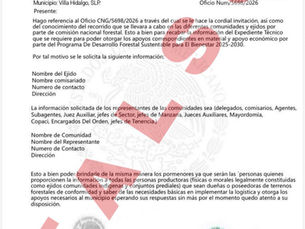 Gobierno Estatal alerta sobre falso oficio dirigido a ayuntamientos