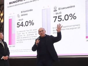 Alcalde Galindo informa resultados históricos en seguridad, con importante reducción en todos los delitos