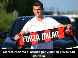 Morata reclama al alcalde por violar su privacidad en Italia