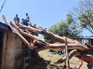 Tormenta deja al menos 20 viviendas afectadas en la zona rural de Ciudad Valles