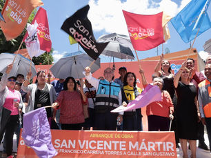 Justicia social en la División del Norte: Alcalde Galindo arranca pavimentaciones