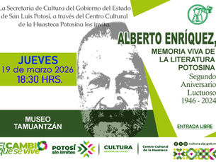 Alberto Enríquez, memoria viva de la literatura potosina