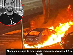 Abandonan restos de empresario veracruzano frente al C-5 de Puebla