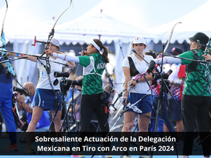 La delegación mexicana de tiro con arco ha iniciado con éxito su participación en los Juegos Olímpicos de París 2024.