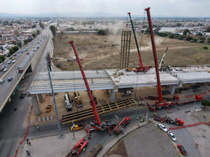 Estado informa cierres viales por montaje de estelas en sistema atirantado