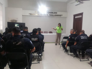 Policías Municipales se capacitan en información turística para Semana Santa