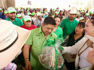 Ricardo Gallardo lleva más obra vial y deportiva a Ciudad del Maíz