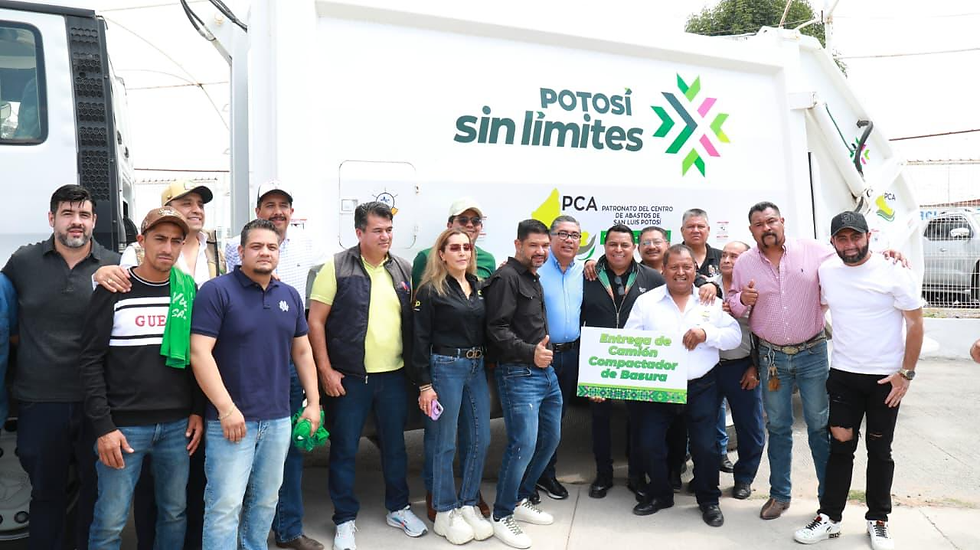 Patronatro de la central de abastos respalda obras del gobernador Ricardo Gallardo