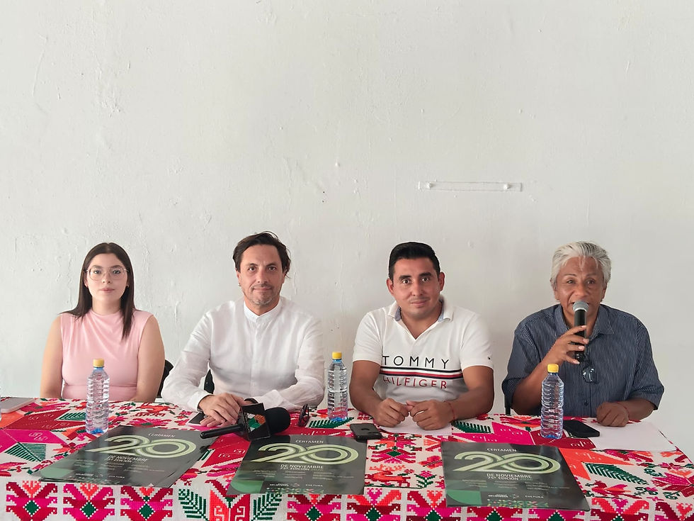 Presentan convocatoria del certamen 20 de Noviembre, que este año celebra su 75 edición