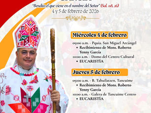 Obispo de la Diócesis de Ciudad Valles realizará visita pastoral a Aquismón