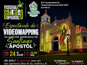 Tampamlón invita a disfrutar espectáculo en la parroquia de Santiago Apóstol